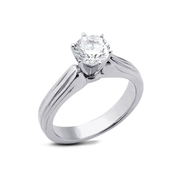 4.60ct F-SI3 Round Natural Diamond Platinum Vintage
